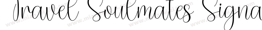 Travel Soulmates Signature字体转换